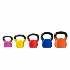 Weight Training Fitness & Athletics Ergonomic Vinyl Coated Kettlebell