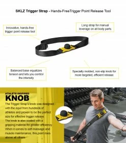 Massage/Support SKLZ Trigger Strap Hands-Free Trigger Point Release Tool Massage Strap