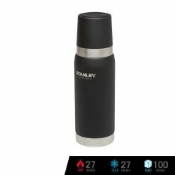 Tumblers & Food Jars Stanley Master Vacuum Bottle Vacuum Flask/Insulated Water Bottle 25 Oz./750 Ml (Foundry Black)