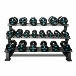 Weight Training Element Fitness 3 Tier Dumbbell Rack