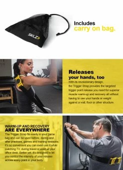 Massage/Support SKLZ Trigger Strap Hands-Free Trigger Point Release Tool Massage Strap
