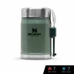 Stanley Classic Vacuum Insulated Food Jar With Spork 14 Oz./414 Ml Tumblers & Food Jars