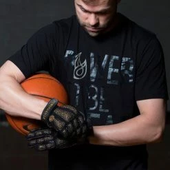 Powerhandz - Anti Grip Basketball Gloves Sports