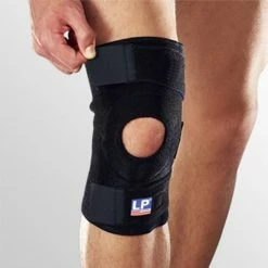 LP Support LP 758 Open Patella Knee Support - Black