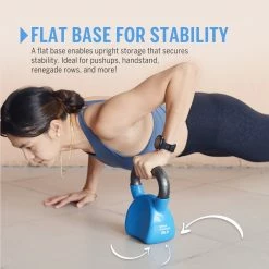 Weight Training Fitness & Athletics Ergonomic Vinyl Coated Kettlebell