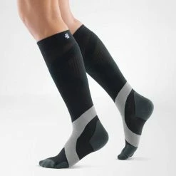 Bauerfeind Compression Socks Ball & Racket 20-30mmHg Long - Hardcoal/Polar