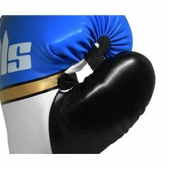 Bulls Professional Classic Boxing Gloves - Blue/White Sports 13 Bulls Professional Classic Boxing Gloves - Blue/White Sports