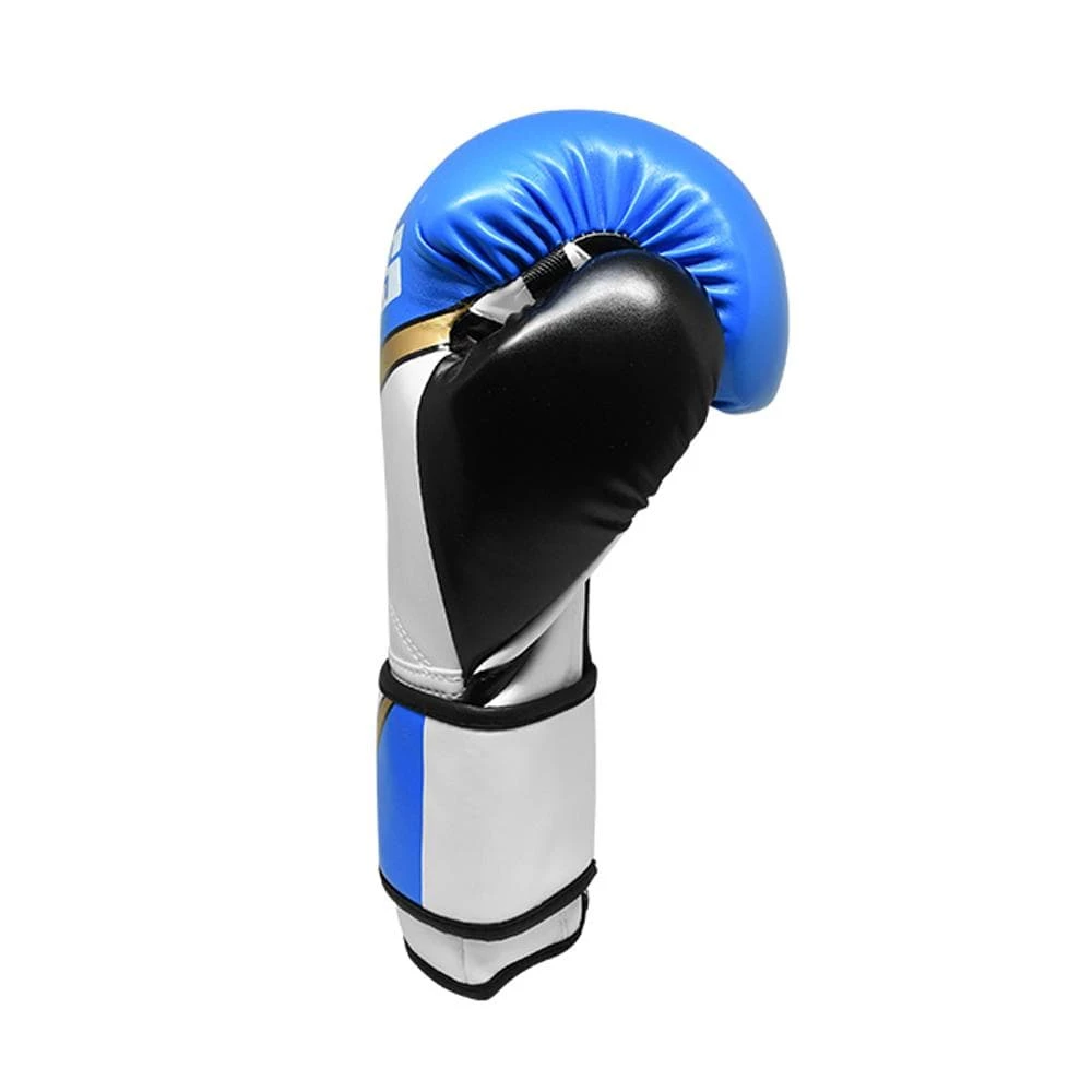 Bulls Professional Classic Boxing Gloves - Blue/White Sports 5 Bulls Professional Classic Boxing Gloves - Blue/White Sports