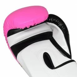 Sports Bulls Professional Classic Boxing Gloves - Pink/White