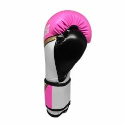 Sports Bulls Professional Classic Boxing Gloves - Pink/White