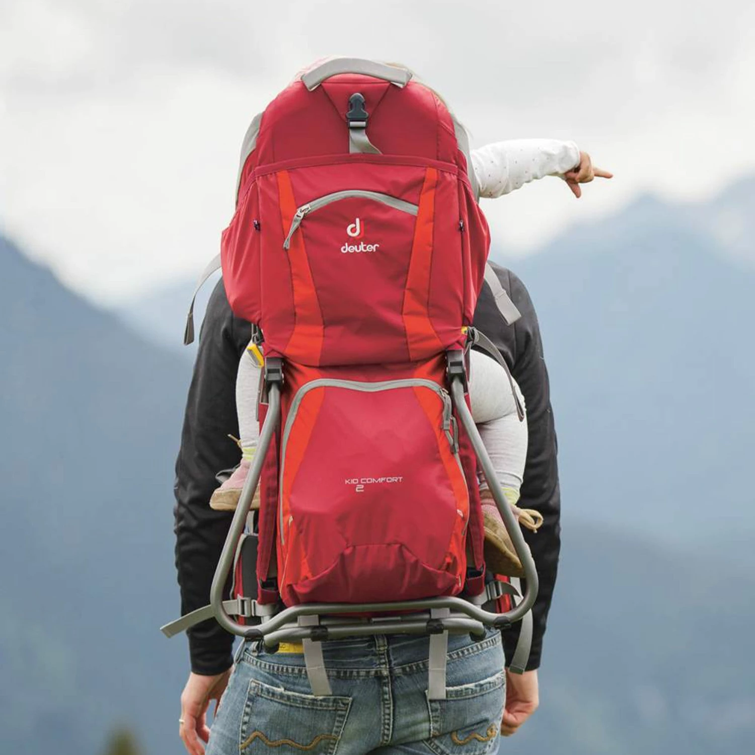 Outdoor/Camping Deuter Kid Comfort 2 Child Carrier 6 Outdoor/Camping Deuter Kid Comfort 2 Child Carrier