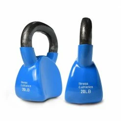 Weight Training Fitness & Athletics Ergonomic Vinyl Coated Kettlebell