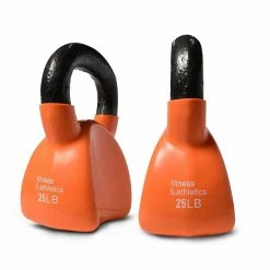 Weight Training Fitness & Athletics Ergonomic Vinyl Coated Kettlebell