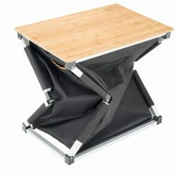 Outdoor/Camping KingCamp Bamboo Camping Cooking Table (Black)
