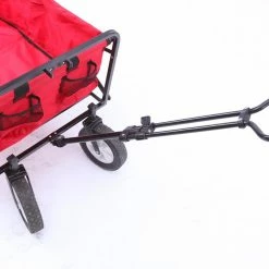 KingCamp Folding Wagon Garden Yard Beach Cart - Red Outdoor/Camping