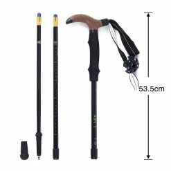 Outdoor/Camping KingCamp Air T Trekking Trail Pole (Black)