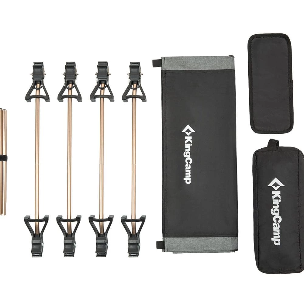 Outdoor/Camping KingCamp Ultralight Folding Camping Cot Folding Bed (Black) 7 Outdoor/Camping KingCamp Ultralight Folding Camping Cot Folding Bed (Black)