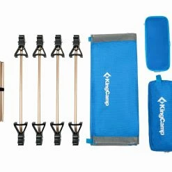 KingCamp Ultralight Folding Camping Cot Folding Bed (Blue)