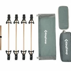 Outdoor/Camping KingCamp Ultralight Folding Camping Cot Folding Bed (Light Gray)