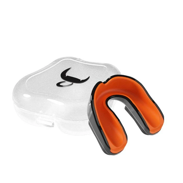 Bulls Professional Mouth Guard Pro - Black/Orange 3 Bulls Professional Mouth Guard Pro - Black/Orange