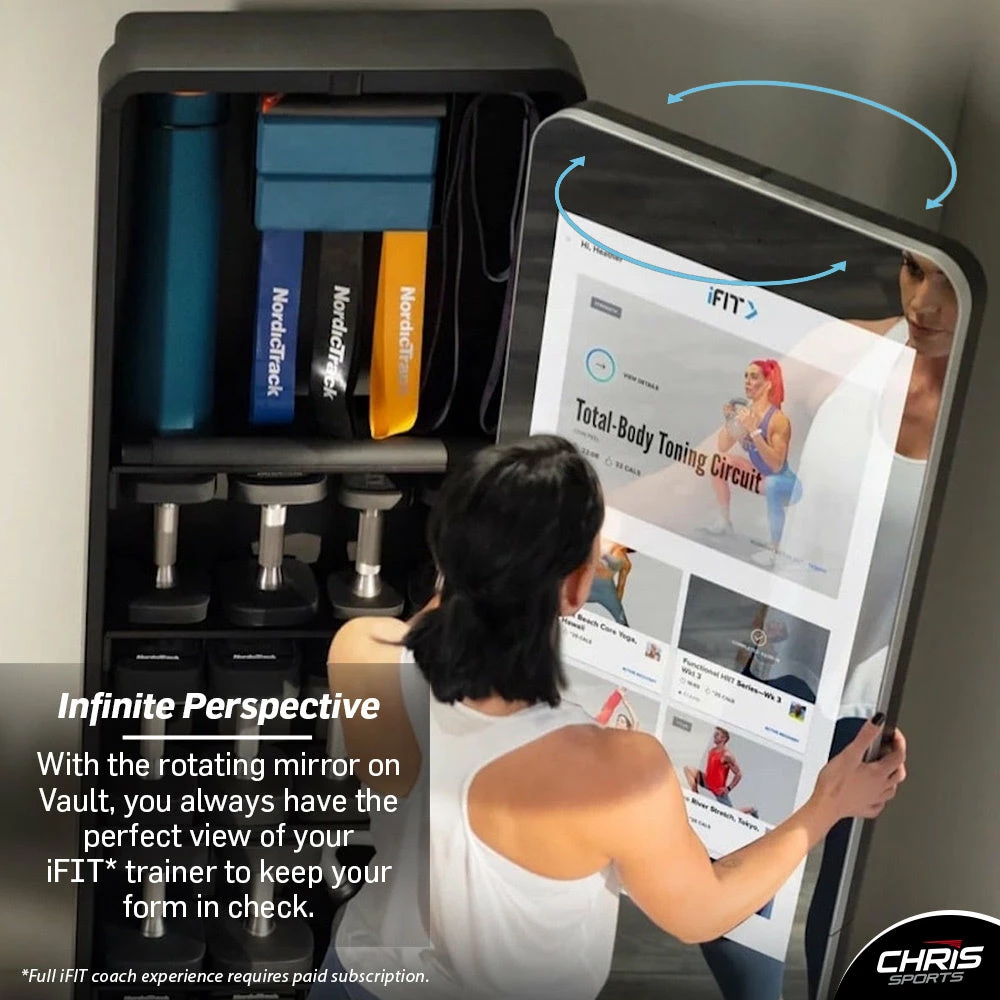 NordicTrack Vault Complete Home Gym - Workout Fitness Mirror 7 NordicTrack Vault Complete Home Gym - Workout Fitness Mirror