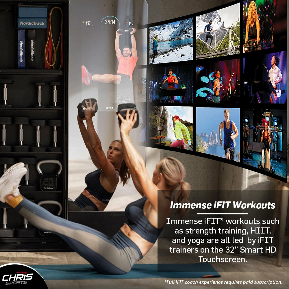 NordicTrack Vault Complete Home Gym - Workout Fitness Mirror 6 NordicTrack Vault Complete Home Gym - Workout Fitness Mirror