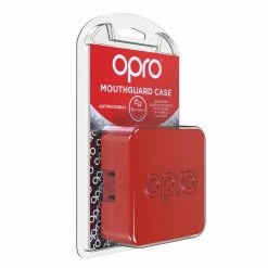 Opro Self-Fit Gen 4 Anti-Microbial Case - Red Mouth Guards