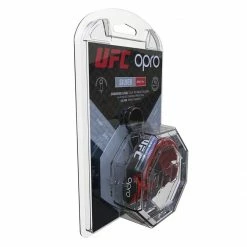 Opro Mouthguard Self-Fit UFC Silver - Red/Black Boxing