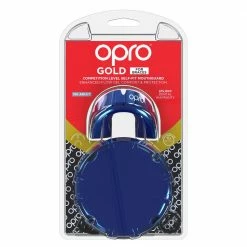 Opro Mouthguard Self-fit Gen 4 Gold Braces - Pearl/ Blue Pearl