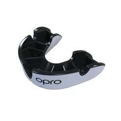 Opro Mouthguard Self-fit Gen 4 Silver - White/Black