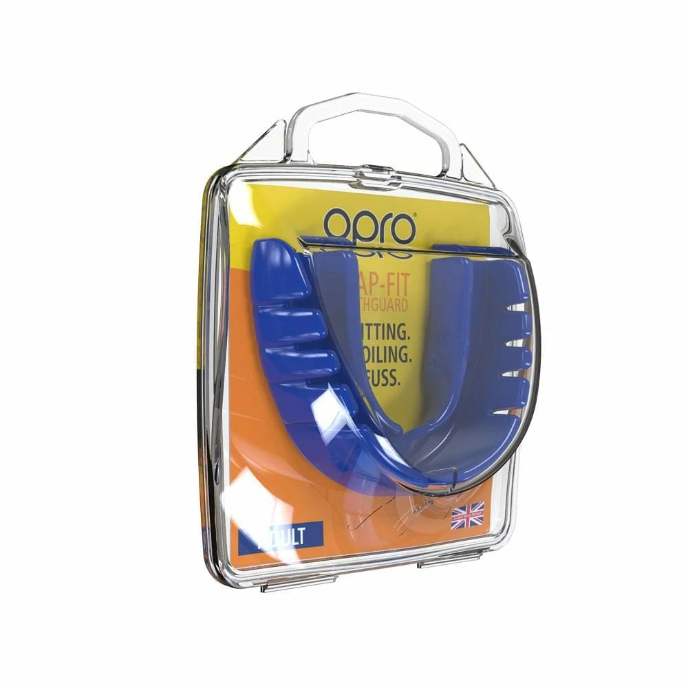 Opro Mouthguard Snap-Fit Adult - Electric Blue Boxing 6 Opro Mouthguard Snap-Fit Adult - Electric Blue Boxing