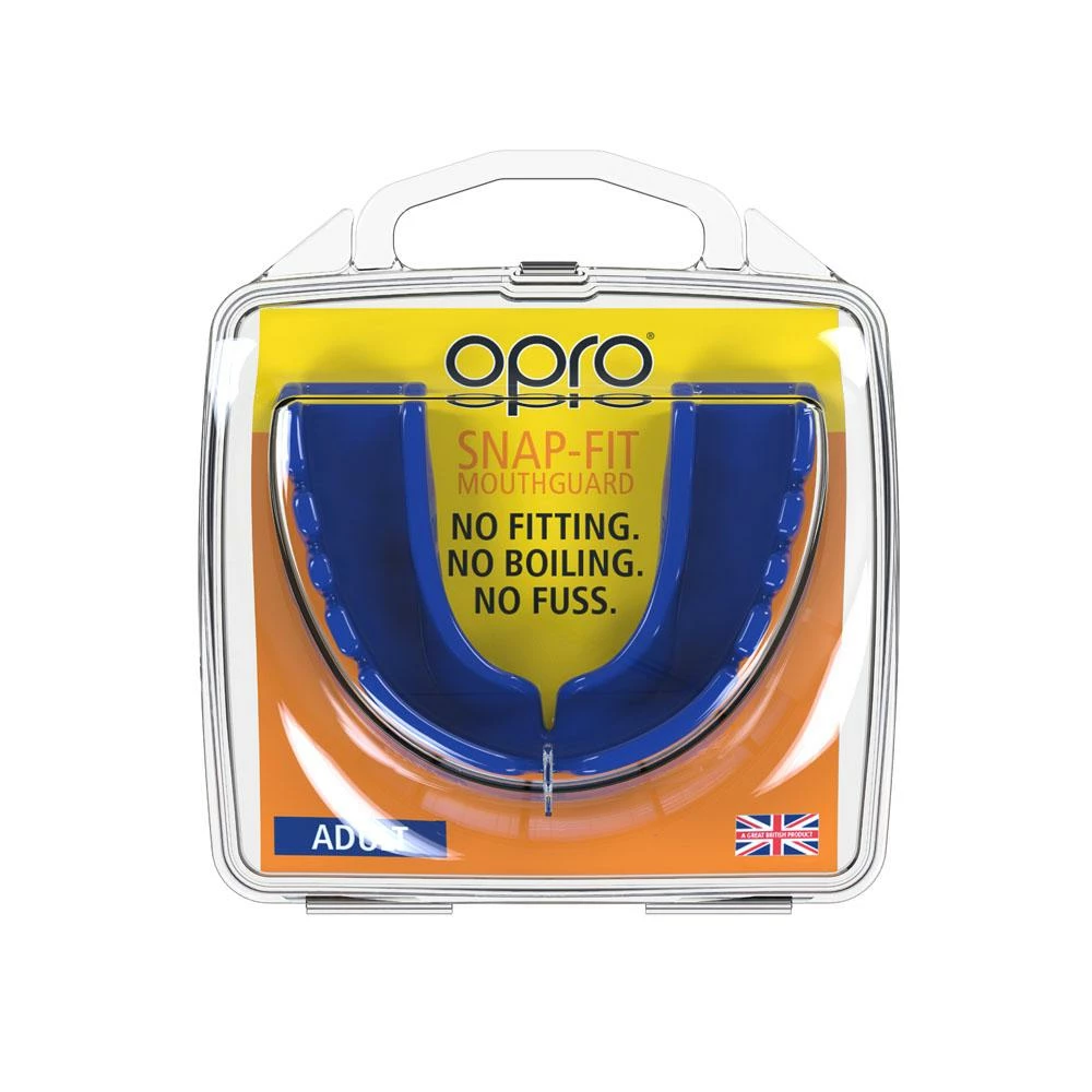 Opro Mouthguard Snap-Fit Adult - Electric Blue Boxing 5 Opro Mouthguard Snap-Fit Adult - Electric Blue Boxing