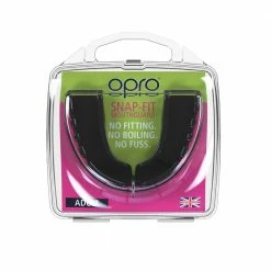Opro Mouthguard Snap-Fit Adult - Jet Black Boxing