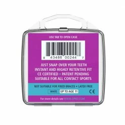 Opro MouthGuard Snap-Fit Junior - White 11 Opro MouthGuard Snap-Fit Junior - White