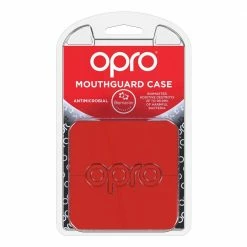 Opro Self-Fit Gen 4 Anti-Microbial Case - Red Mouth Guards