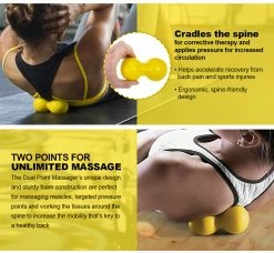 Massage/Recovery Tools SKLZ DualPoint Massager Massage Ball Roller