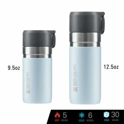 Stanley GO Slim Bottle Vacuum Insulated Tumbler (Stainless Steel) 9.5 Oz - 12.5 Oz Tumblers & Food Jars