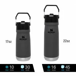 Tumblers & Food Jars Stanley IceFlow Flip Straw Water Bottle Vacuum Insulated Tumbler 17 Oz.-22 Oz.