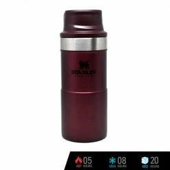 Stanley Classic Trigger-Action Travel Vacuum Insulated Mug 12 Oz./354 Ml (Wine) Tumblers & Food Jars