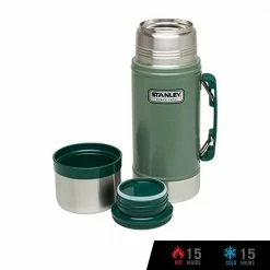 Stanley Classic Vacuum Insulated Food Jar 24oz / 700ml - Hammertone Green Tumblers & Food Jars