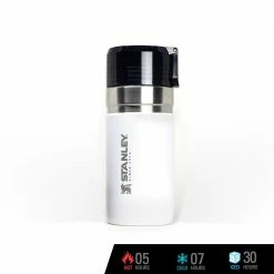 Stanley GO Bottle With Splash Guard Vacuum Insulated Tumbler 16 Oz./473 Ml (Polar White)