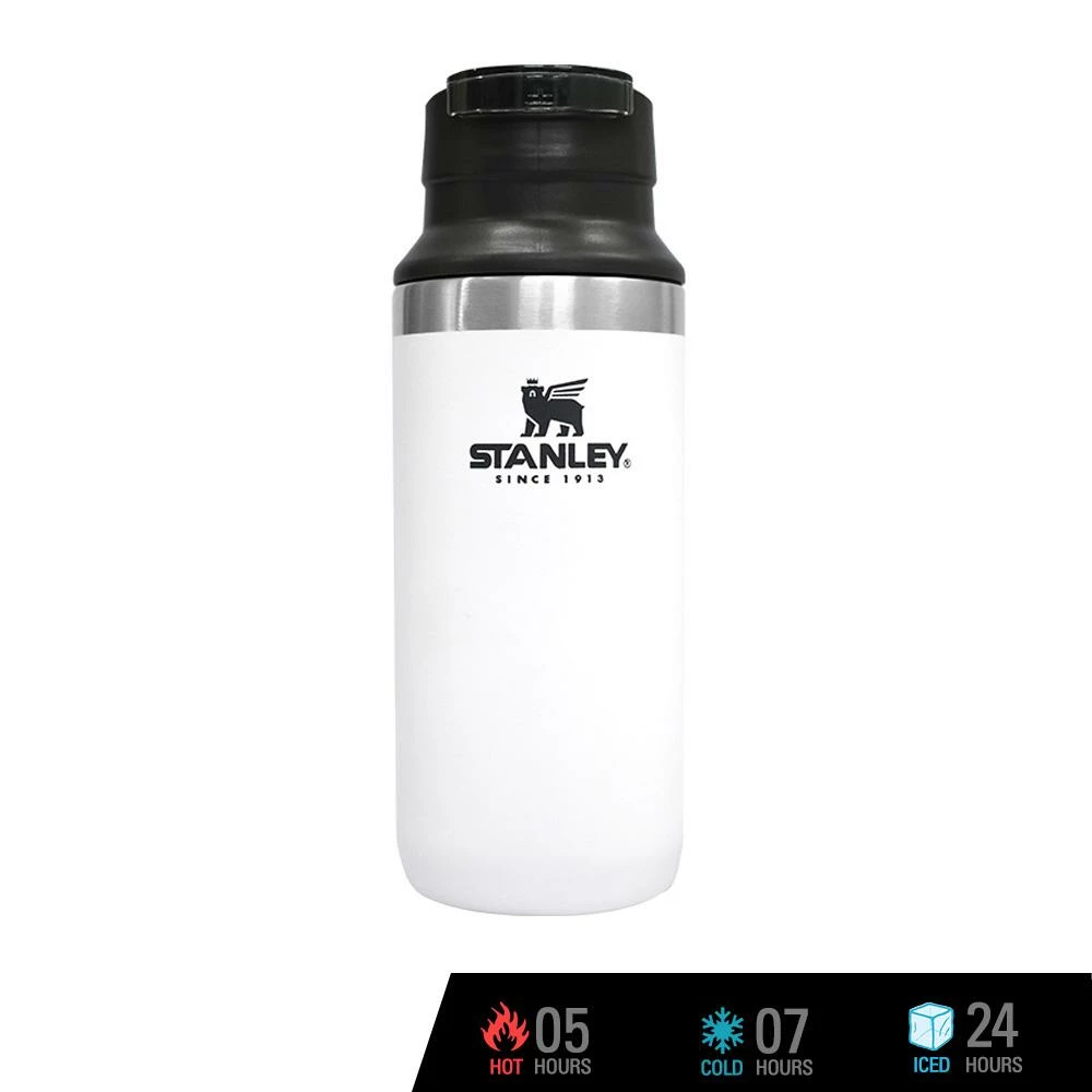 Stanley Adventure Vacuum Switchback Travel Mug Insulated Tumbler 12 Oz./354 Ml (Polar White) Tumblers & Food Jars