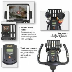 Trax Cadence Beat Stationary Bike Smooth And Quiet Belt Drive Cardio Machines/Equipment 17 Trax Cadence Beat Stationary Bike Smooth And Quiet Belt Drive Cardio Machines/Equipment