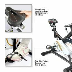 Trax Cadence Beat Stationary Bike Smooth And Quiet Belt Drive Cardio Machines/Equipment 16 Trax Cadence Beat Stationary Bike Smooth And Quiet Belt Drive Cardio Machines/Equipment