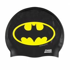 Zoggs Batman Silicone Swimming Cap Kids Sports