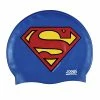 Sports Zoggs Superman Silicone Swimming Cap (Kids)