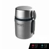 Tumblers & Food Jars Stanley Adventure Vacuum Insulated Food Jar With Spork 18 Oz./530 Ml (Gray)