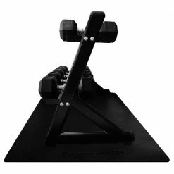 Element Fitness Hex Dumbbells Set With PVC Mat 210lb