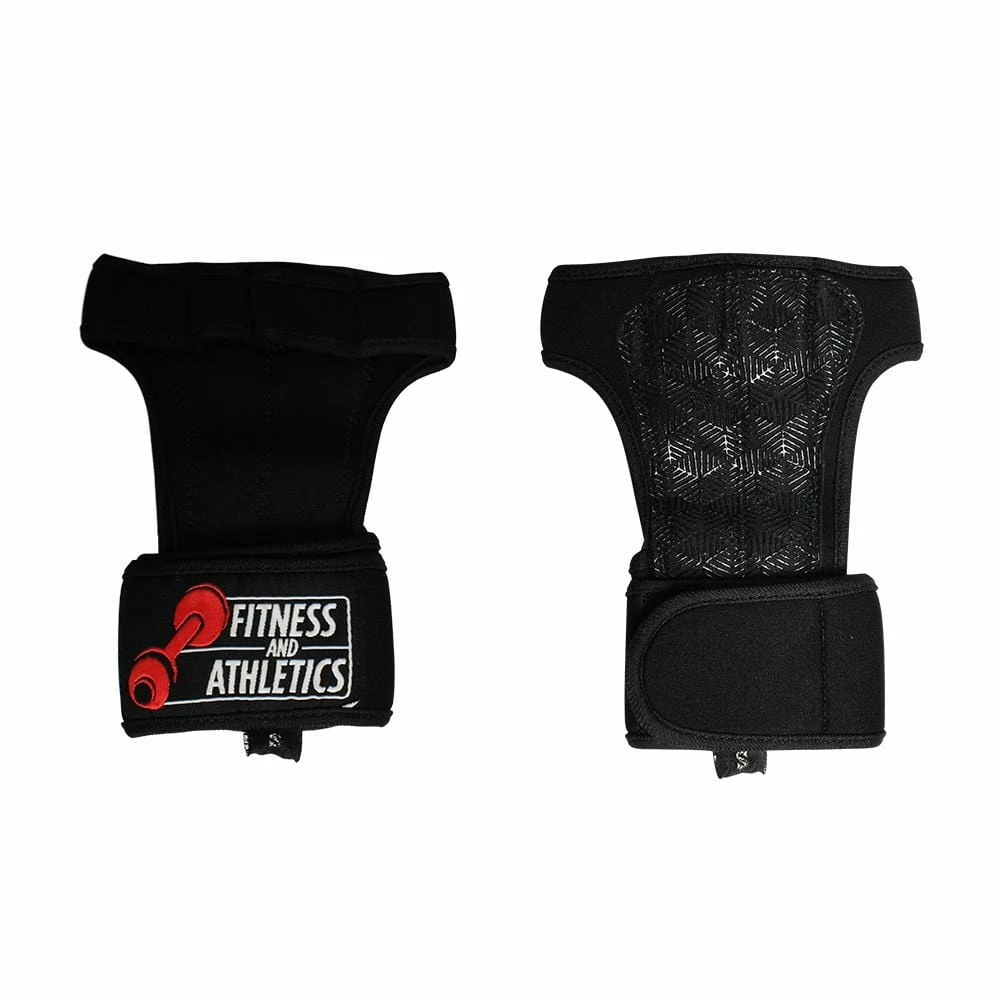 Fitness & Athletics Gripper Gloves With Wrist Support Gym Gloves 3 Fitness & Athletics Gripper Gloves With Wrist Support Gym Gloves