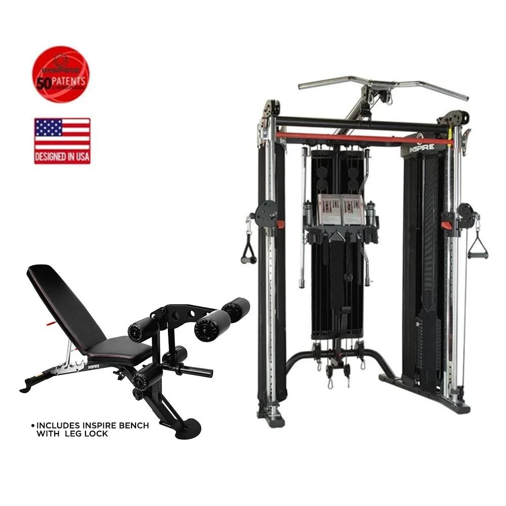 Inspire Fitness - FT2 Functional Trainer With Bench Home Gym/Multi Gym Cardio Machines/Equipment 3 Inspire Fitness - FT2 Functional Trainer With Bench Home Gym/Multi Gym Cardio Machines/Equipment